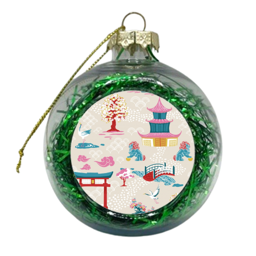 Dreams Of Japan - xmas bauble by Draper & Harlow