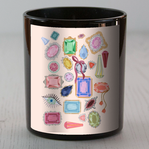 Dripping In Gems - scented candle by Steph Pryor