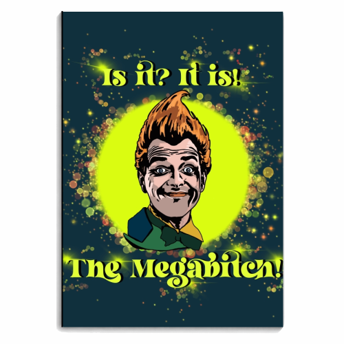 Drop Dead Fred “The Megabitch” - personalised A4, A5, A6 notebook by Wallace Elizabeth