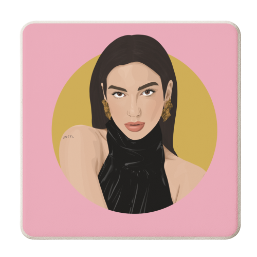 Pink Dua - personalised beer coaster by Pink and Pip