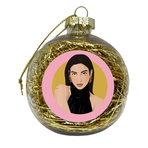Pink Dua - xmas bauble by Pink and Pip