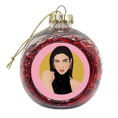 Pink Dua - xmas bauble by Pink and Pip