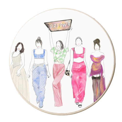 Dua Lipas Fit - personalised beer coaster by Yaz Raja