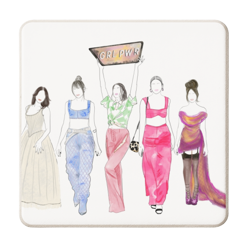 Dua Lipas Fit - personalised beer coaster by Yaz Raja