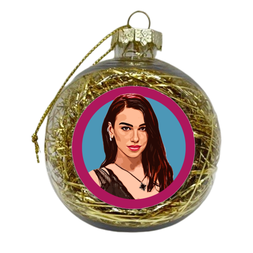 Dua - xmas bauble by DOLLY WOLFE