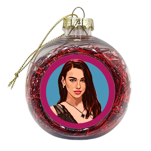 Dua - xmas bauble by DOLLY WOLFE