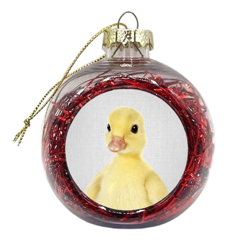 Duckling 2 - Colorful - xmas bauble by Gal Design