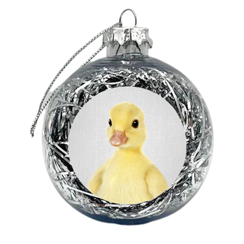 Duckling 2 - Colorful - xmas bauble by Gal Design
