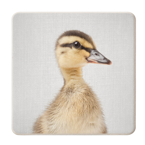 Duckling - personalised beer coaster by Gal Design