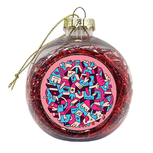 Dumbbell Fiasco - xmas bauble by Phil