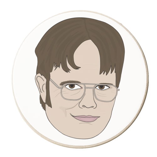 Dwight Schrute - The Office - personalised beer coaster by Bonne Nouvelle