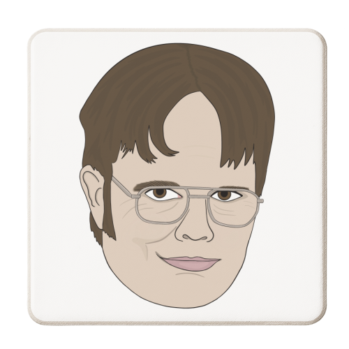 Dwight Schrute - The Office - personalised beer coaster by Bonne Nouvelle
