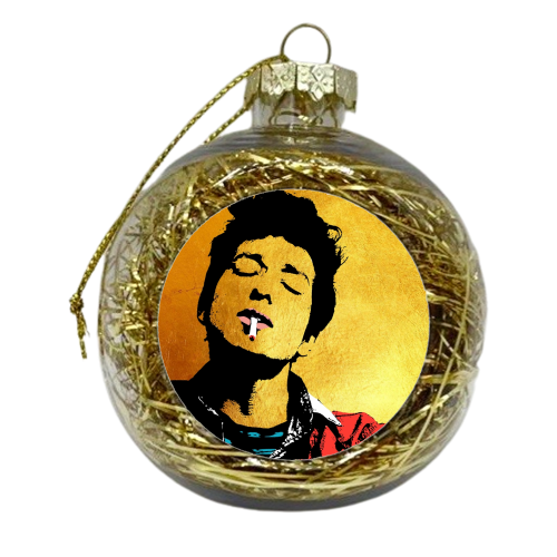 Dylan - xmas bauble by Wallace Elizabeth