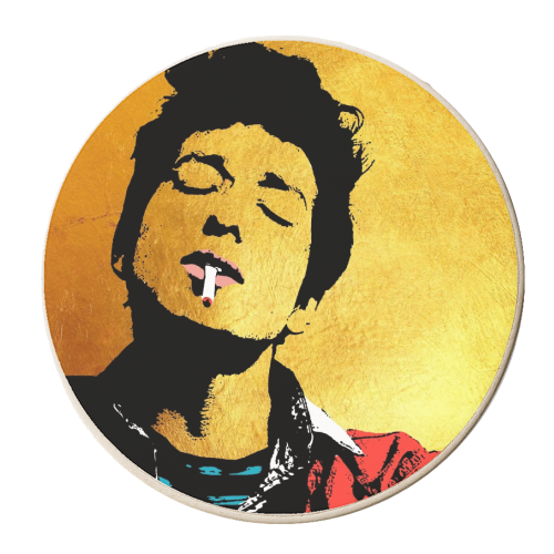 Dylan - personalised beer coaster by Wallace Elizabeth