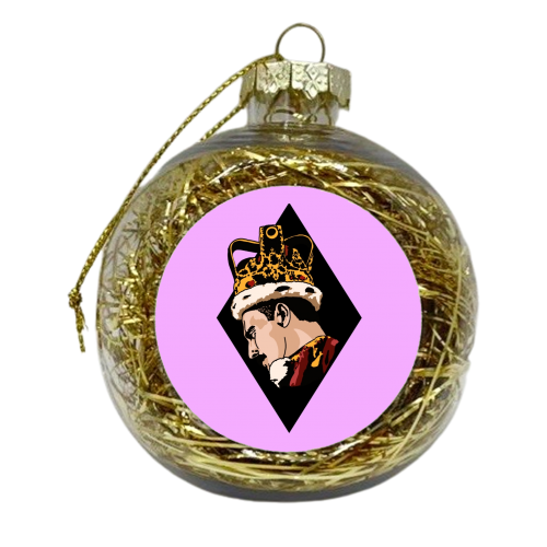 Dynamite With A Laser Beam - xmas bauble by Wallace Elizabeth