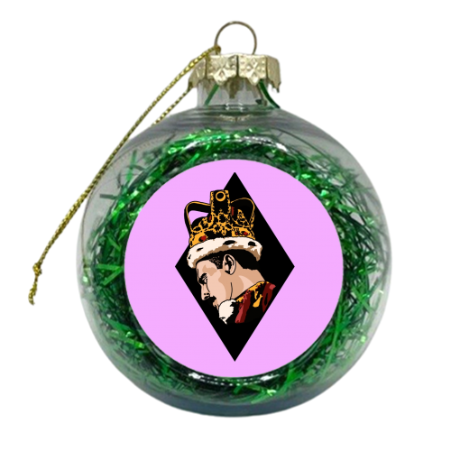 Dynamite With A Laser Beam - xmas bauble by Wallace Elizabeth