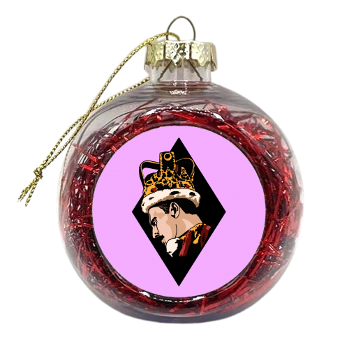 Dynamite With A Laser Beam - xmas bauble by Wallace Elizabeth