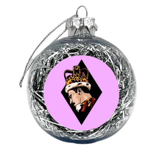 Dynamite With A Laser Beam - xmas bauble by Wallace Elizabeth