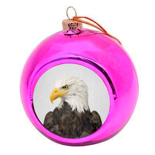 Eagle - Colorful - colourful christmas bauble by Gal Design