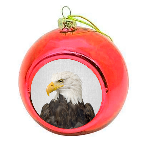Eagle - Colorful - colourful christmas bauble by Gal Design