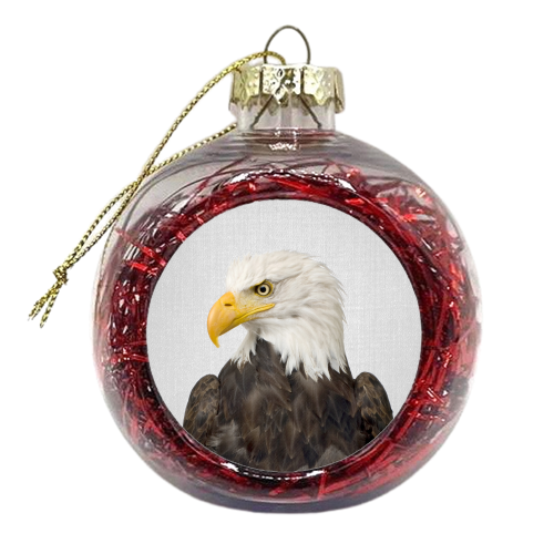 Eagle - Colorful - xmas bauble by Gal Design