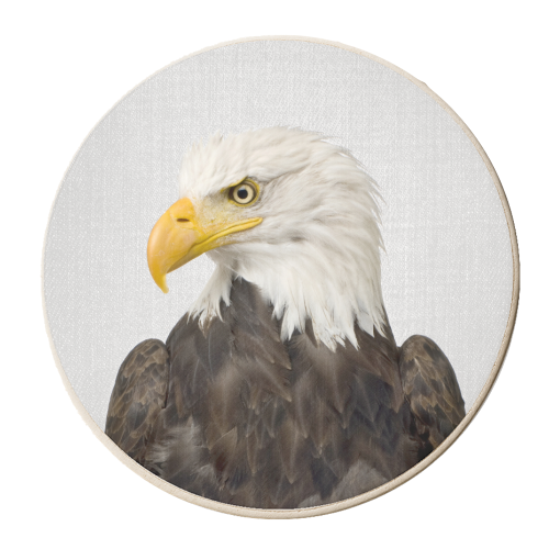 Eagle - Colorful - personalised beer coaster by Gal Design