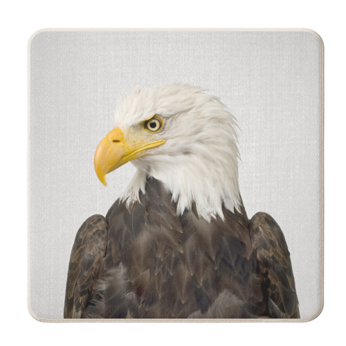 Eagle - Colorful - personalised beer coaster by Gal Design