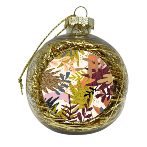 Earthy Forest-v2 - xmas bauble by Uma Prabhakar Gokhale