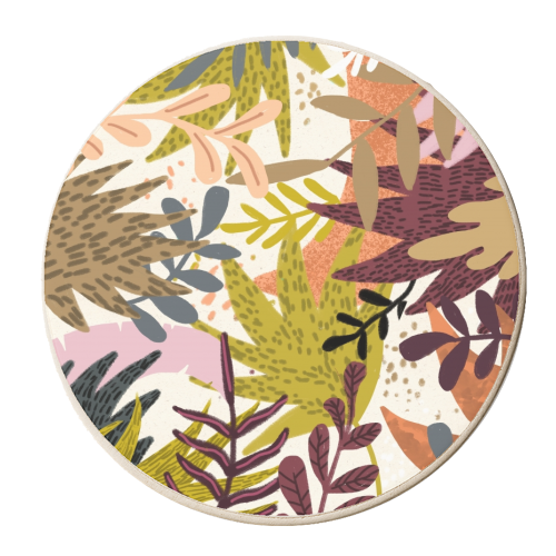 Earthy Forest-v2 - personalised beer coaster by Uma Prabhakar Gokhale