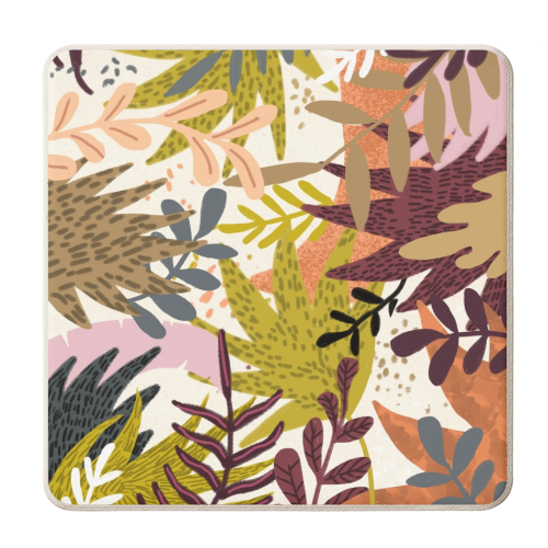 Earthy Forest-v2 - personalised beer coaster by Uma Prabhakar Gokhale