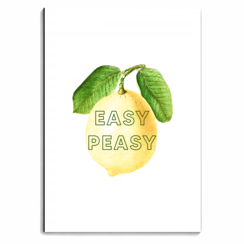 Easy Peasy - personalised A4, A5, A6 notebook by The 13 Prints