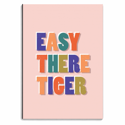 EASY THERE TIGER - personalised A4, A5, A6 notebook by Ania Wieclaw