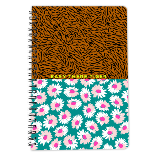 EASY THERE TIGER - personalised A4, A5, A6 notebook by PEARL & CLOVER