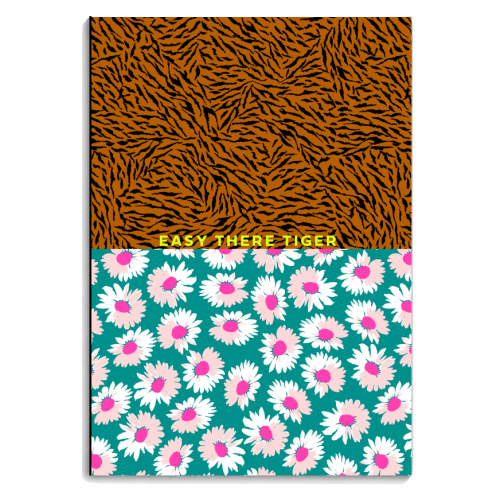 EASY THERE TIGER - personalised A4, A5, A6 notebook by PEARL & CLOVER