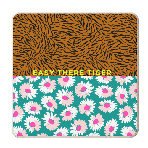 EASY THERE TIGER - personalised beer coaster by PEARL & CLOVER