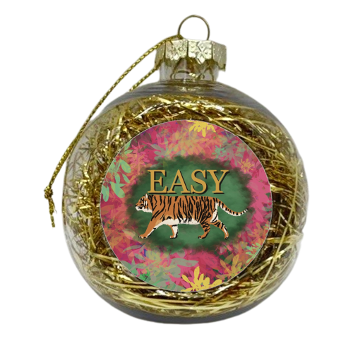 Easy Tiger - xmas bauble by Giddy Kipper
