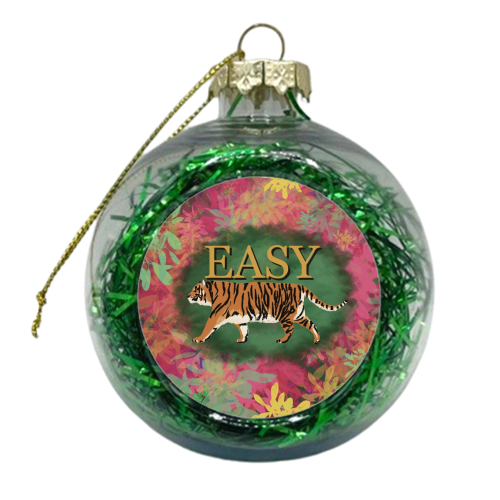 Easy Tiger - xmas bauble by Giddy Kipper