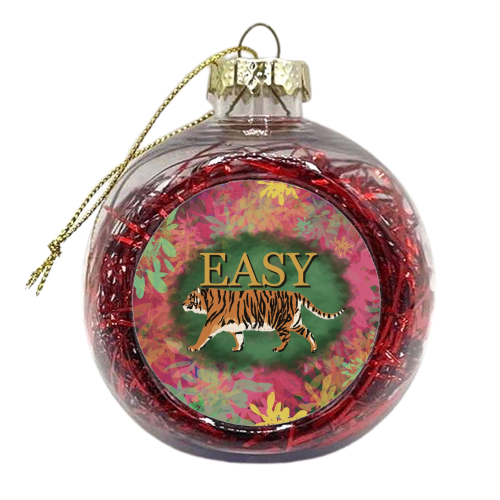 Easy Tiger - xmas bauble by Giddy Kipper
