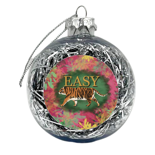 Easy Tiger - xmas bauble by Giddy Kipper