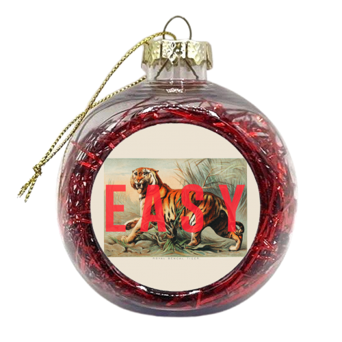 Easy Tiger - xmas bauble by The 13 Prints