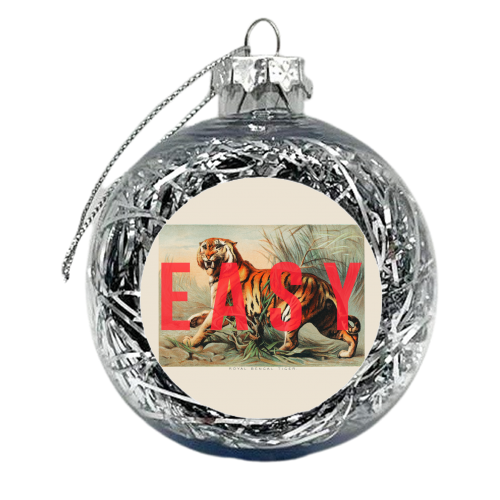 Easy Tiger - xmas bauble by The 13 Prints