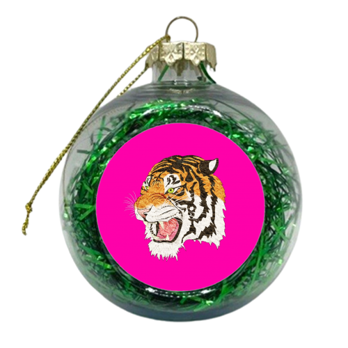 Easy Tiger - xmas bauble by Wallace Elizabeth