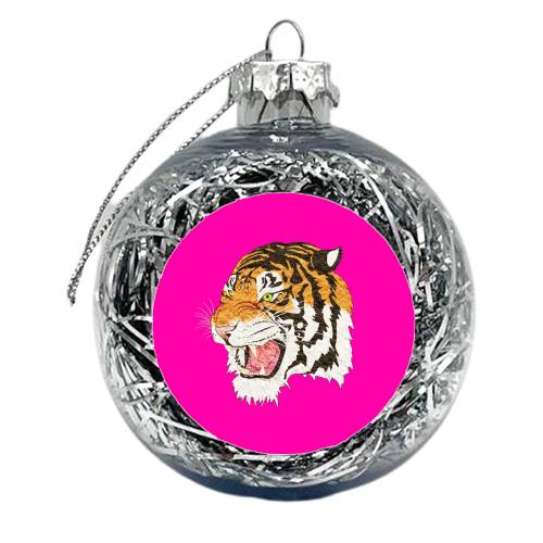 Easy Tiger - xmas bauble by Wallace Elizabeth