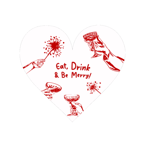 Eat, Drink, & be Merry Cocktails - Magnet by EZbie