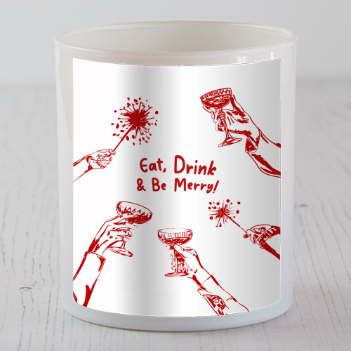 Eat, Drink, & be Merry Cocktails - scented candle by EZbie