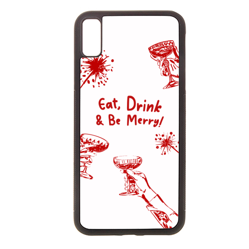 Eat, Drink, & be Merry Cocktails - stylish phone case by EZbie