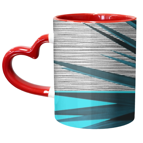 Eclectic Geometry 2 - unique mug by EMANUELA CARRATONI