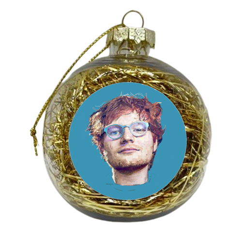 Ed - xmas bauble by Beverley Rae