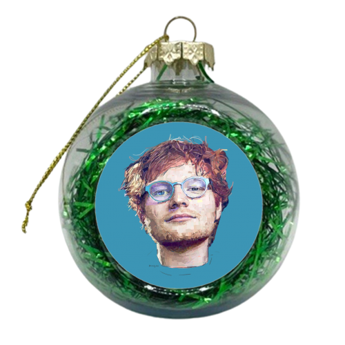 Ed - xmas bauble by Beverley Rae