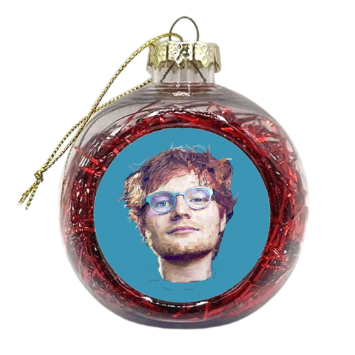 Ed - xmas bauble by Beverley Rae